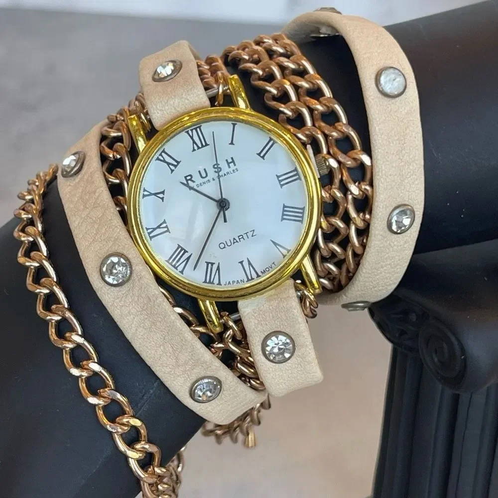 RUSH by Denis and Charles Wrap Chain Watch